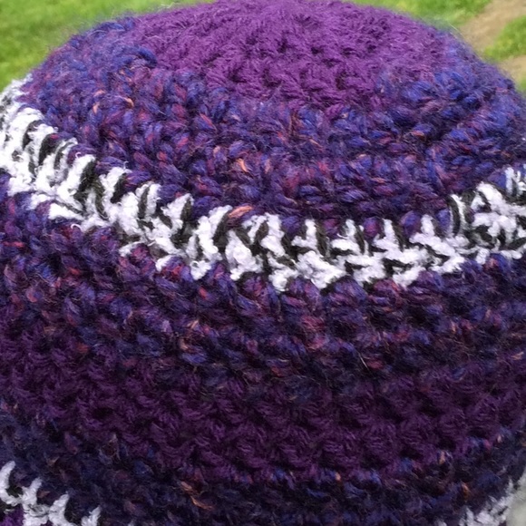 Beanie hat Deep Purple blends. CB - Picture 2 of 2